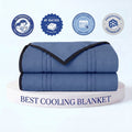 Cooling Blanket Ice-Infused Breathable Machine-Washable
