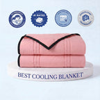 Cooling Blanket Ice-Infused Breathable Machine-Washable
