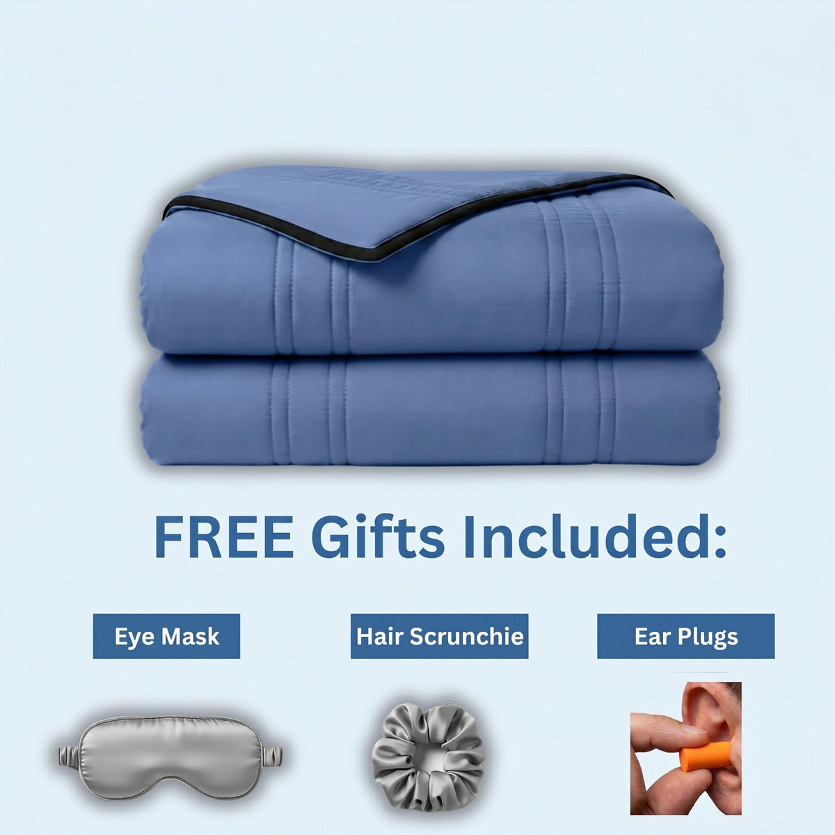 Cooling Blanket Ice-Infused Breathable Machine-Washable