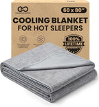 Cooling Blanket Icy Cool Fibers Lightweight Machine Washable