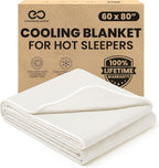 Cooling Blanket Icy Cool Fibers Lightweight Machine Washable