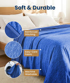 Cooling Blanket Icy Cool Fibers Lightweight Machine Washable
