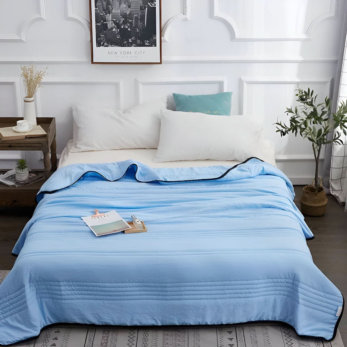 Cooling Blanket Instant Cooling Breathable Machine Washable