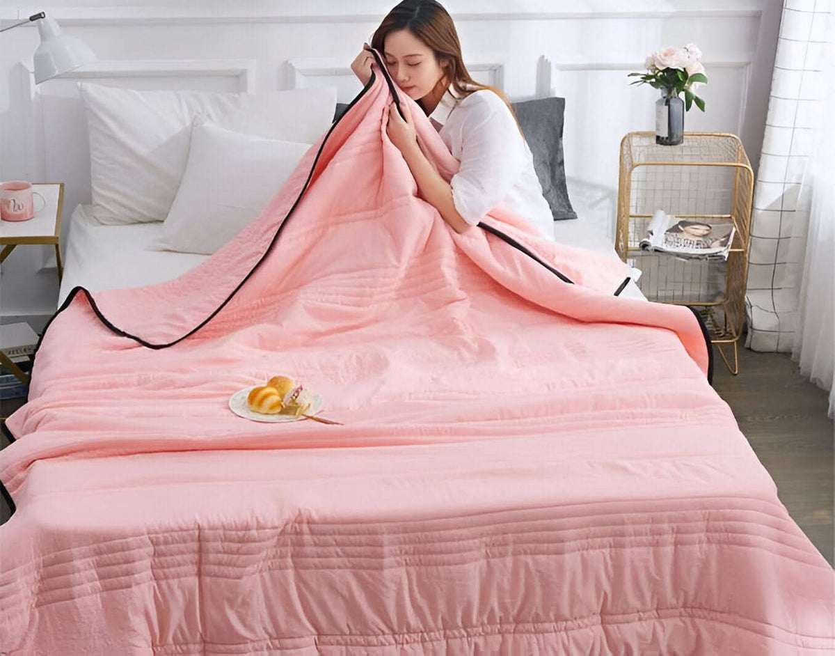 Cooling Blanket Instant Cooling Breathable Machine Washable