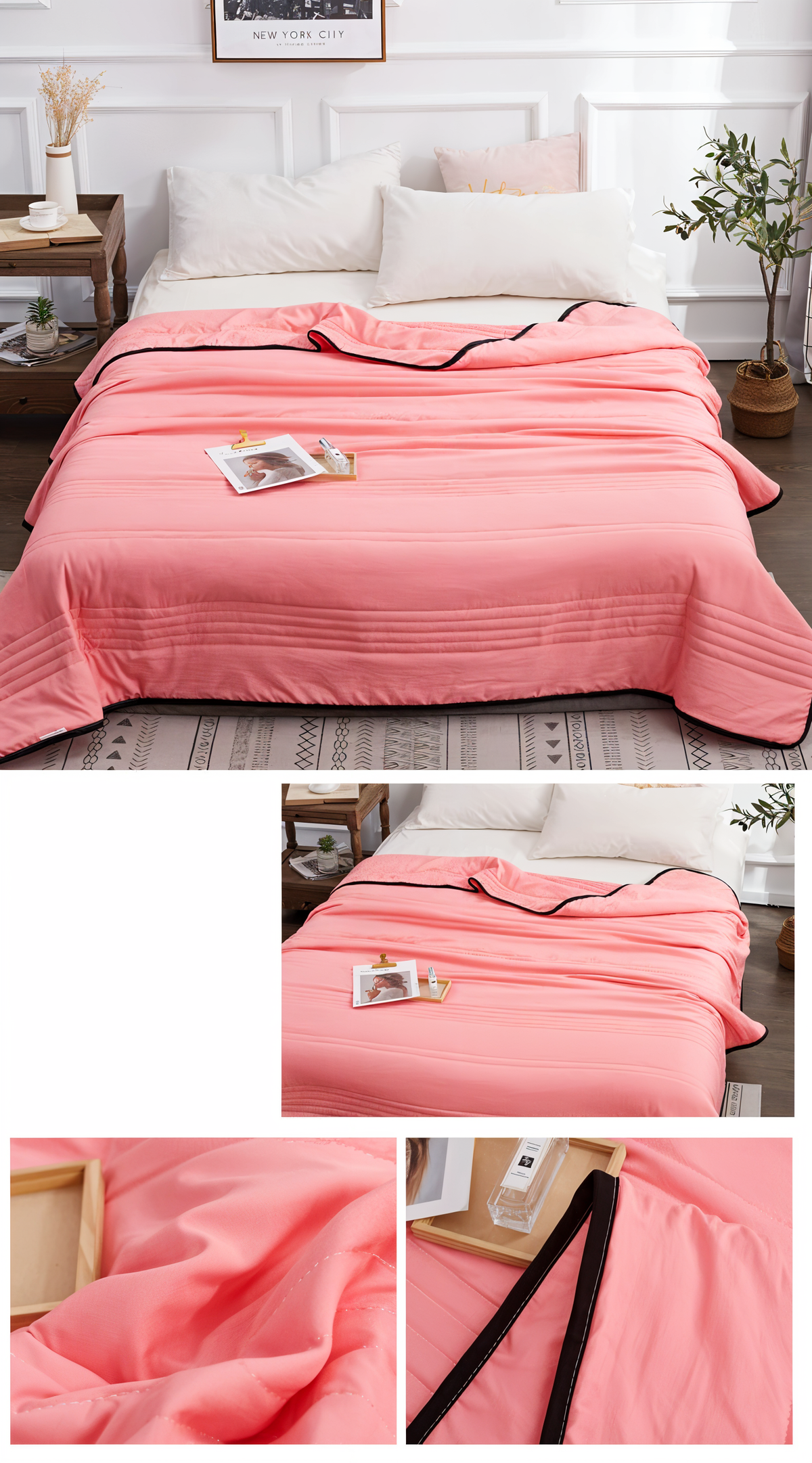 Cooling Blanket Instant Cooling Breathable Machine Washable
