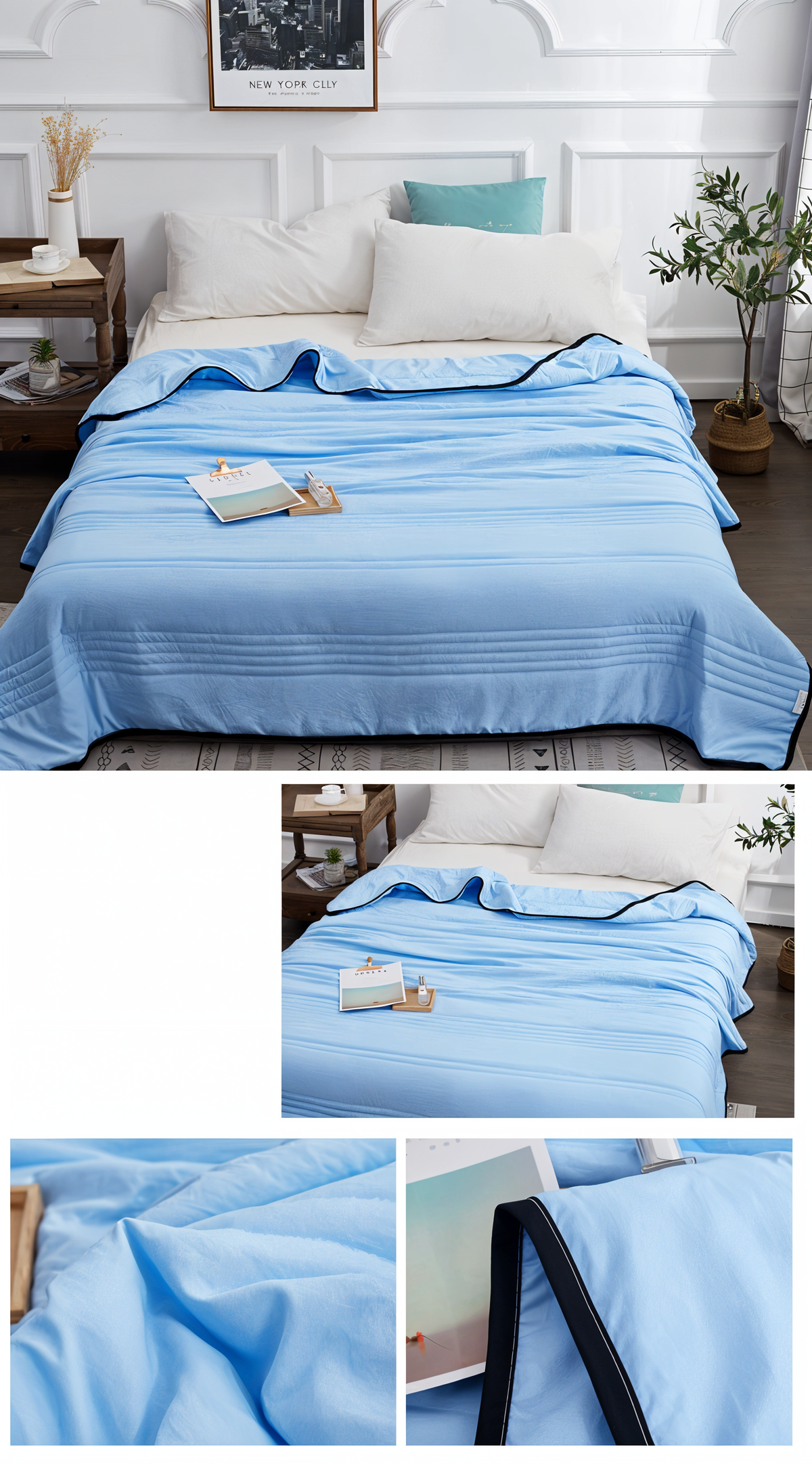 Cooling Blanket Instant Cooling Breathable Machine Washable