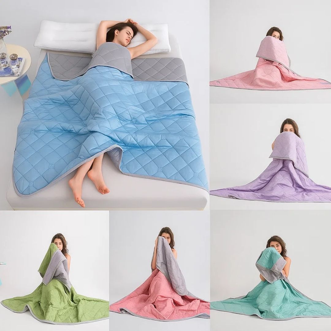 Cooling Blanket Instant Cooling Silky & Hypoallergenic