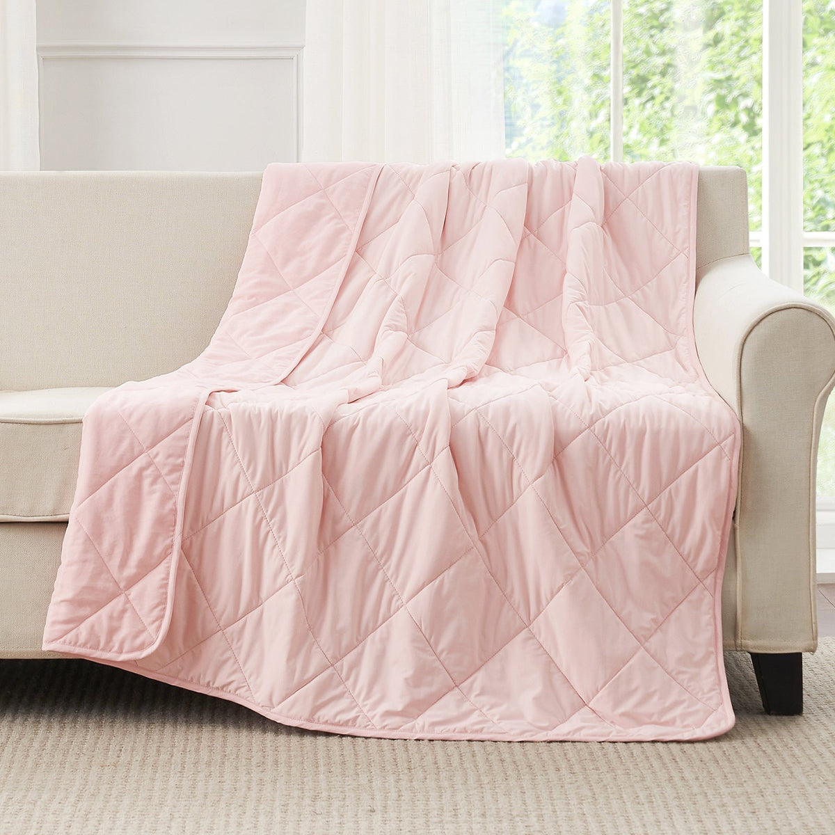 Cooling Blanket Japanese Arc-Chill Fabric Dual-Sided Cloud-Quilted