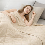 Cooling Blanket Japanese Arc-Chill Fabric Dual-Sided Cloud-Quilted