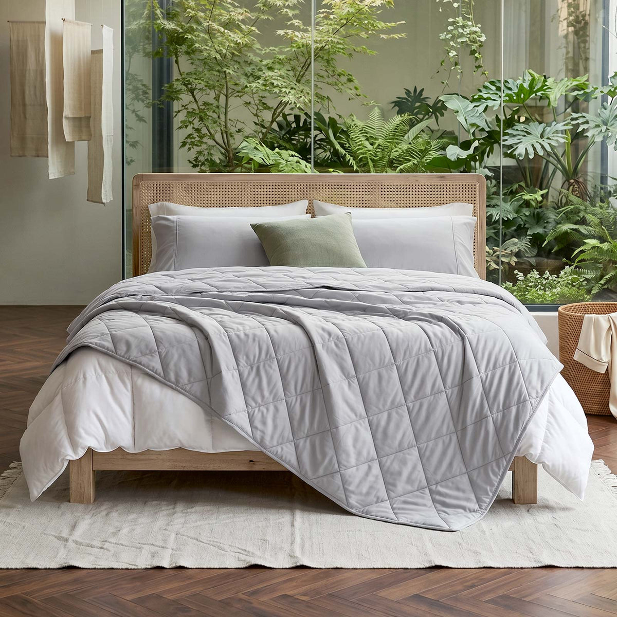 Cooling Blanket Japanese Cooling Fabric Lightweight Machine Washable