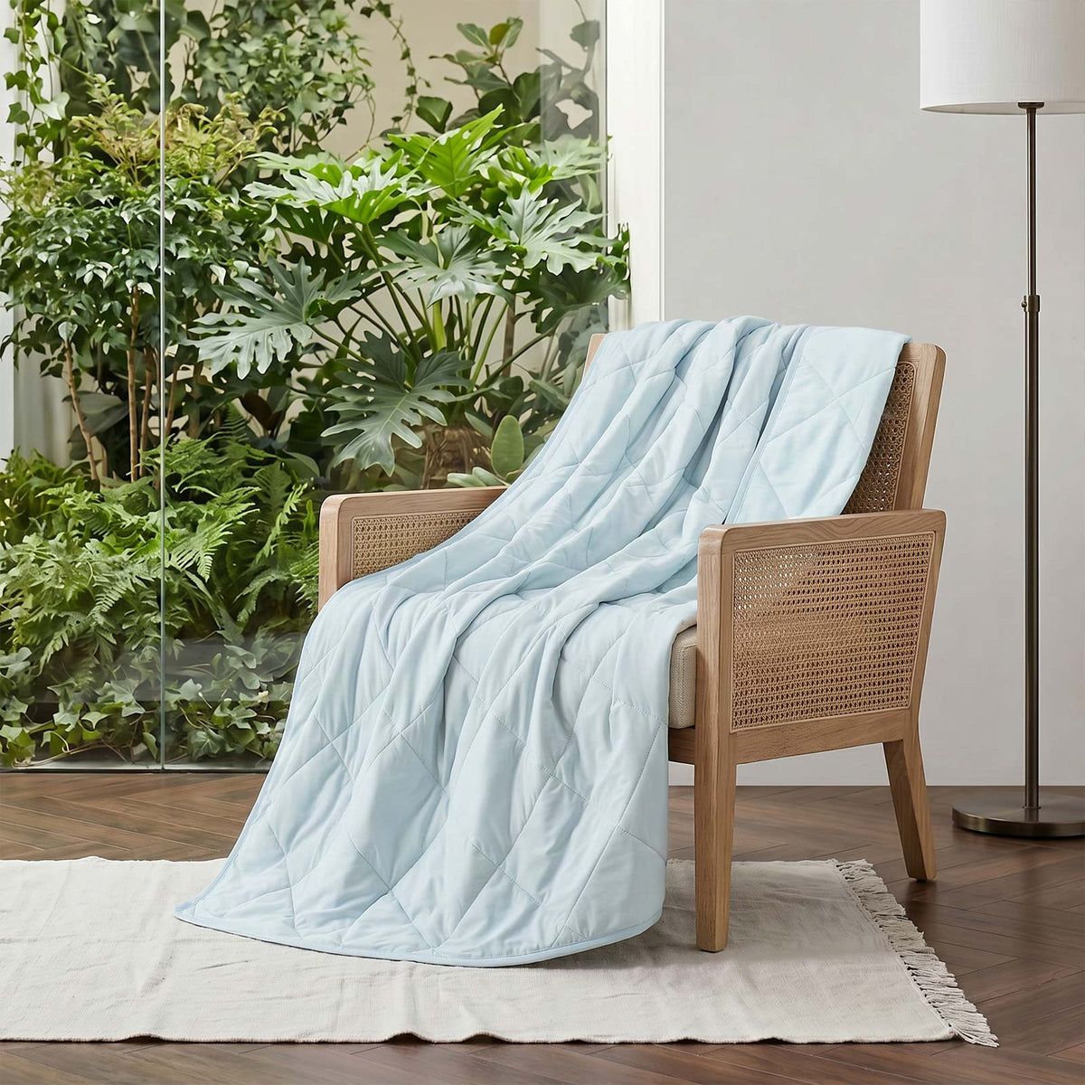 Cooling Blanket Japanese Cooling Fabric Lightweight Machine Washable