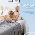 Cooling Blanket Lightweight Breathable Cool Fiber Machine Washable