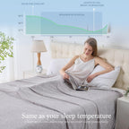 Cooling Blanket Lightweight Breathable Cool Fiber Machine Washable
