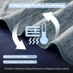 Cooling Blanket Lightweight Breathable Cool Fiber Machine Washable