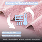Cooling Blanket Lightweight Breathable Cool Fiber Machine Washable