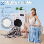 Cooling Blanket Lightweight Breathable Cool Fiber Machine Washable