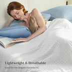 Cooling Blanket Lightweight Breathable Cotton & Bamboo