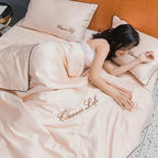 Cooling Blanket Lightweight & Breathable Embroidered Design