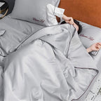 Cooling Blanket Lightweight & Breathable Embroidered Design