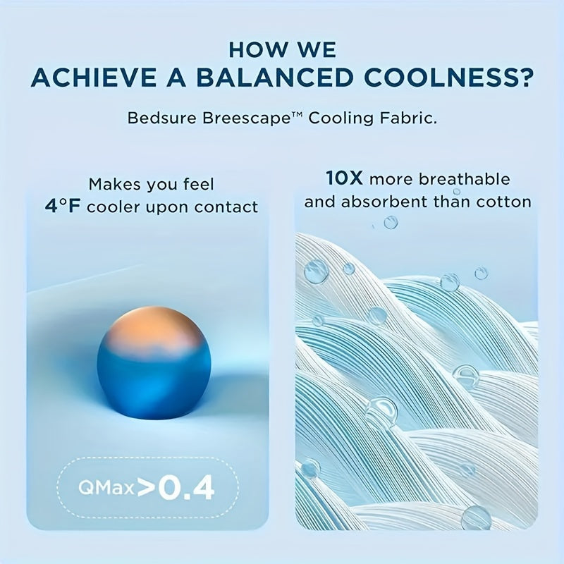 Cooling Blanket Lightweight & Breathable Quick-Dry Polyester