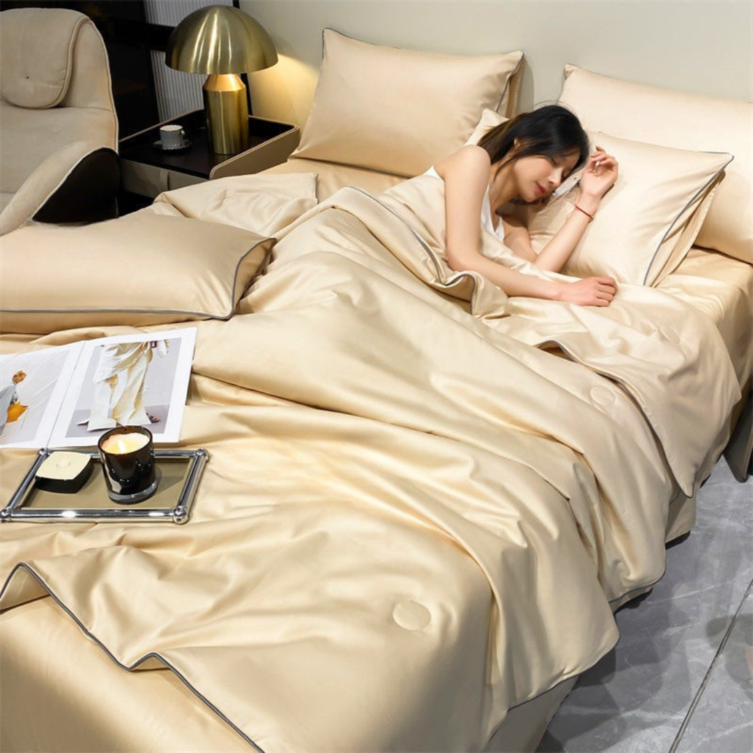 Cooling Blanket Lightweight Breathable Temperature Regulating