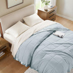 Cooling Blanket Moisture-Wicking Microfiber Down Alternative