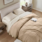 Cooling Blanket Moisture-Wicking Microfiber Down Alternative