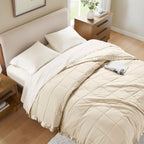 Cooling Blanket Moisture-Wicking Microfiber Down Alternative