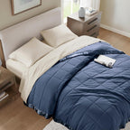 Cooling Blanket Moisture-Wicking Microfiber Down Alternative