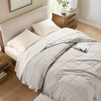 Cooling Blanket Moisture-Wicking Microfiber Down Alternative
