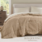 Cooling Blanket Moisture-Wicking Microfiber Down Alternative