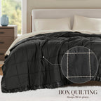 Cooling Blanket Moisture-Wicking Microfiber Down Alternative