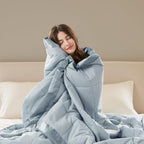 Cooling Blanket Moisture-Wicking Microfiber Down Alternative