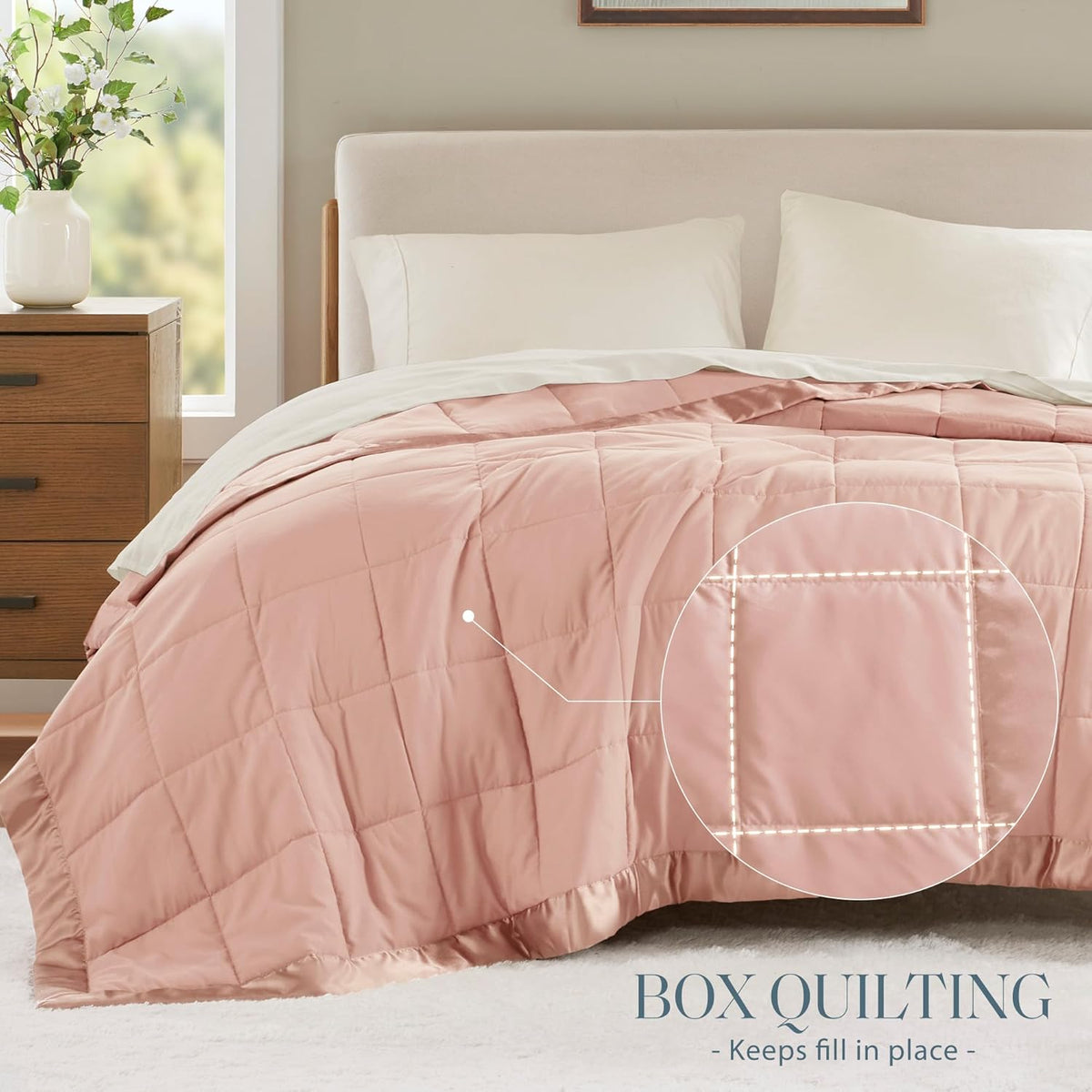 Cooling Blanket Moisture-Wicking Microfiber Down Alternative