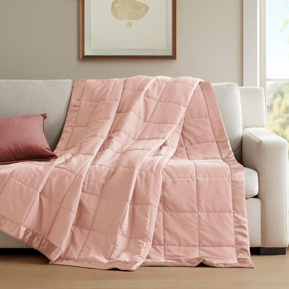 Cooling Blanket Moisture-Wicking Microfiber Down Alternative