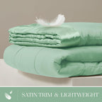 Cooling Blanket Moisture-Wicking Microfiber Down Alternative