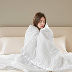 Cooling Blanket Moisture-Wicking Microfiber Down Alternative