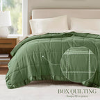 Cooling Blanket Moisture-Wicking Microfiber Down Alternative