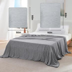 Cooling Blanket Moisture-Wicking Reversible Bamboo Blend