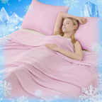Cooling Blanket Moisture-Wicking Reversible Bamboo Blend
