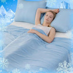 Cooling Blanket Moisture-Wicking Reversible Bamboo Blend