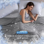 Cooling Blanket Moisture-Wicking Reversible Bamboo Blend