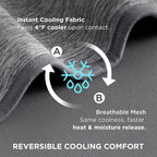 Cooling Blanket Moisture-Wicking Reversible Bamboo Blend
