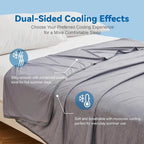 Cooling Blanket Moisture-Wicking Reversible Bamboo Blend