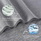 Cooling Blanket Moisture-Wicking Reversible Bamboo Blend