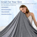 Cooling Blanket Moisture-Wicking Reversible Bamboo Blend