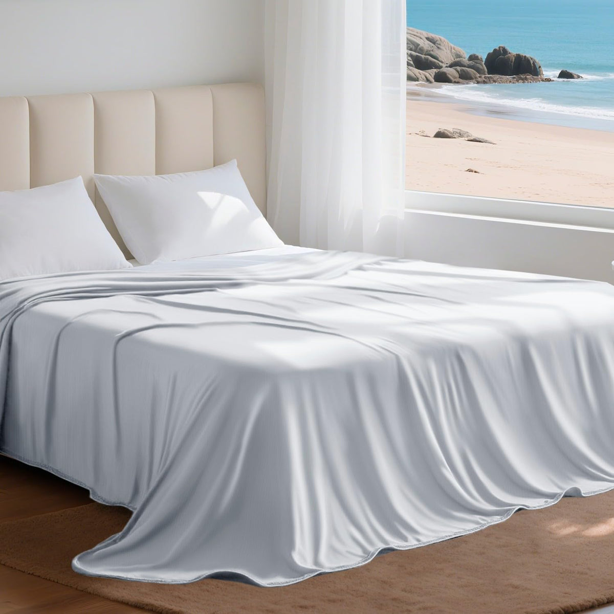 Cooling Blanket Q-Max Above 0.4 Breathable Microfiber