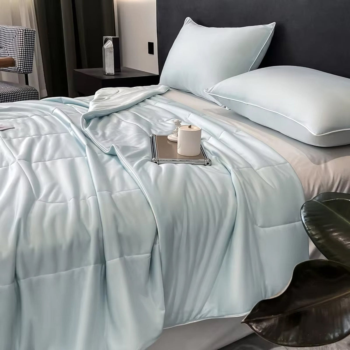 Cooling Blanket Q-Max Fabric Dual-Sided Machine Washable