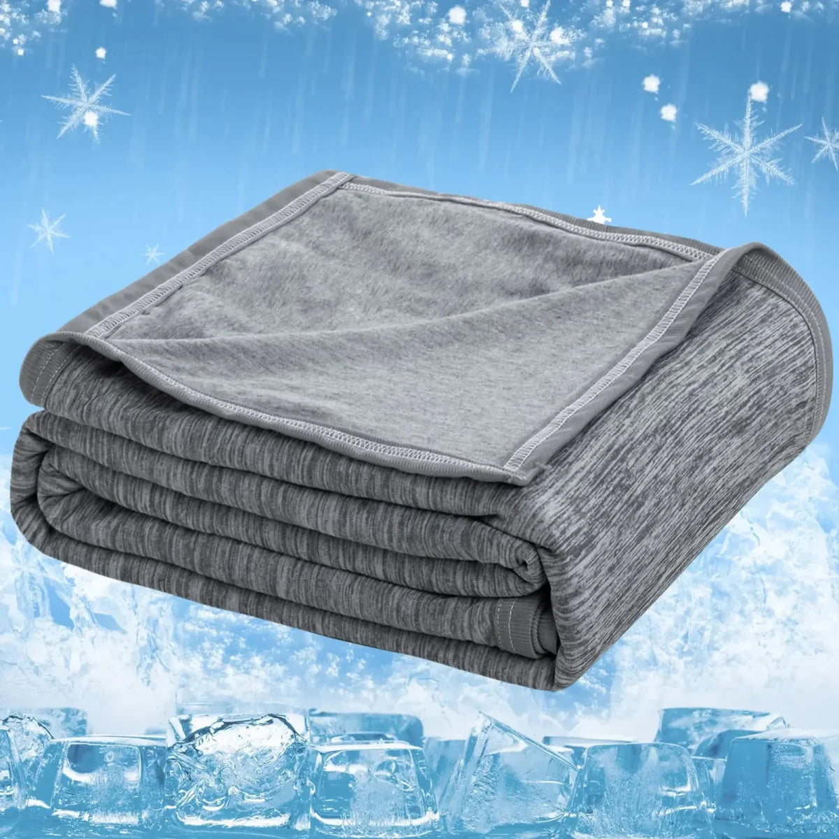 Cooling Blanket Temperature-Regulating Microfiber Moisture-Wicking