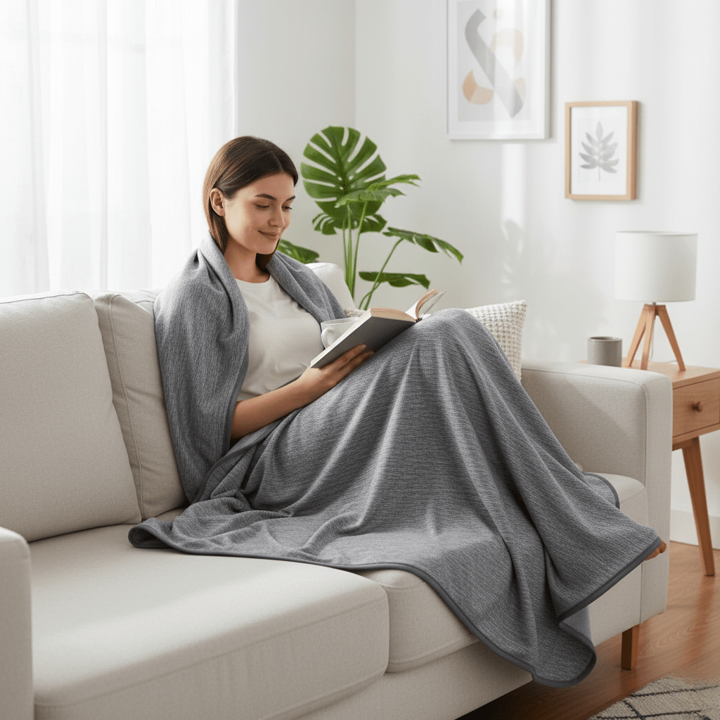 Cooling Blanket Temperature-Regulating & Moisture-Wicking